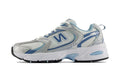 New Balance 530 Silver Metallic Heron Blue — hero