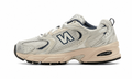 New Balance 530 white background hero — aftermath-nb530-530-steel-grey-navy