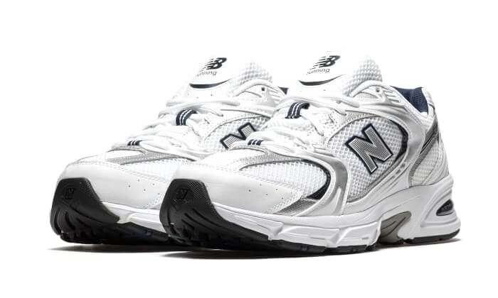 New Balance 530 White Grey Navy — gallery