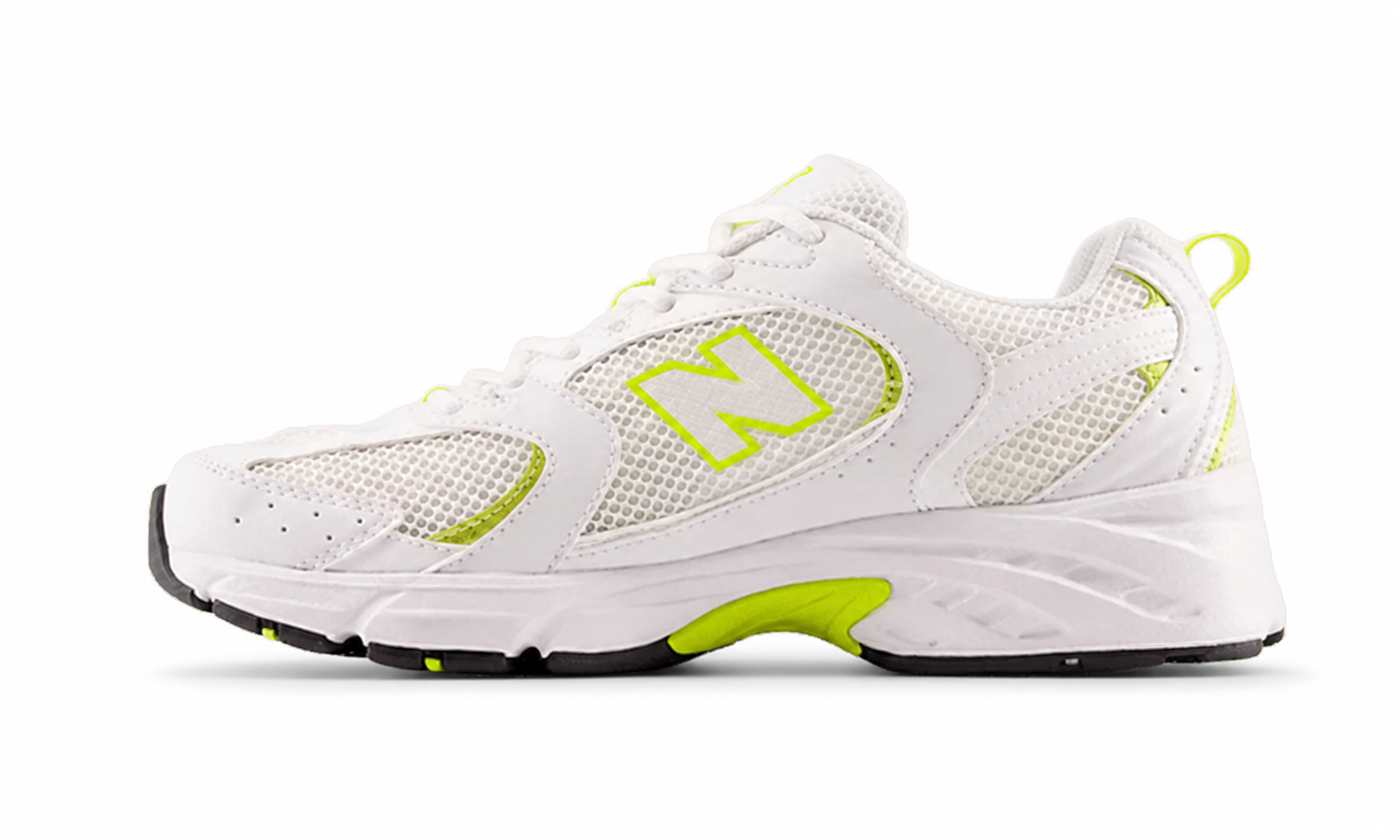 New Balance 530 white background hero — aftermath-nb530-530-white-lemonade