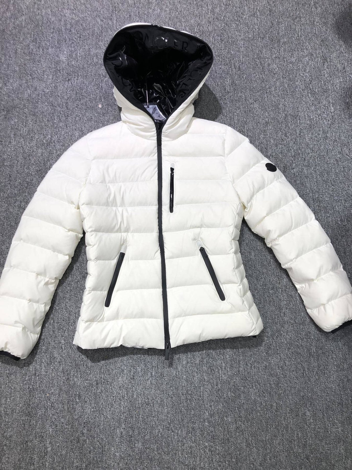 Moncler Women's Hooded Quilted Puffer Coat — front
