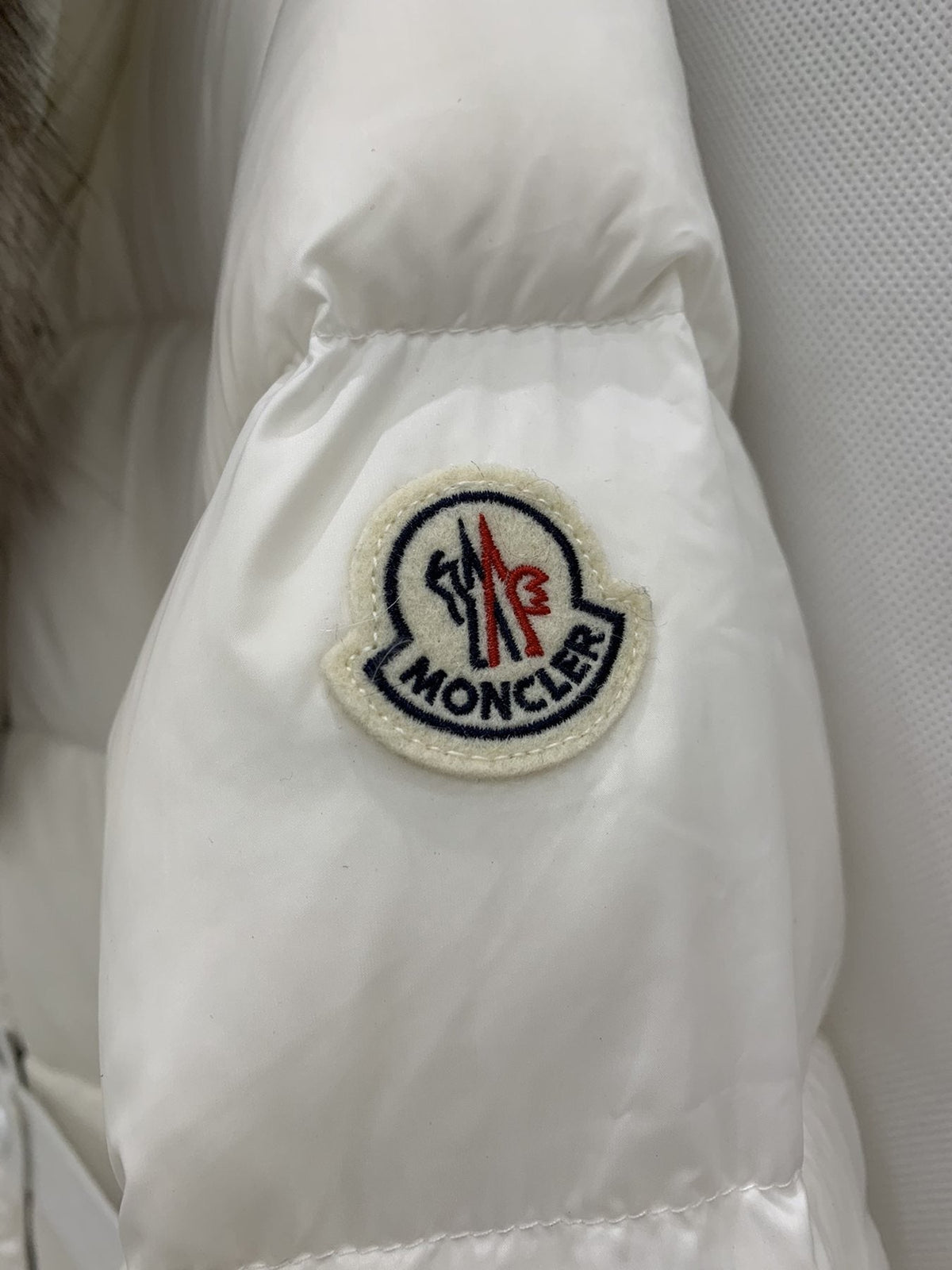 Moncler Long Belted Puffer Coat — detail