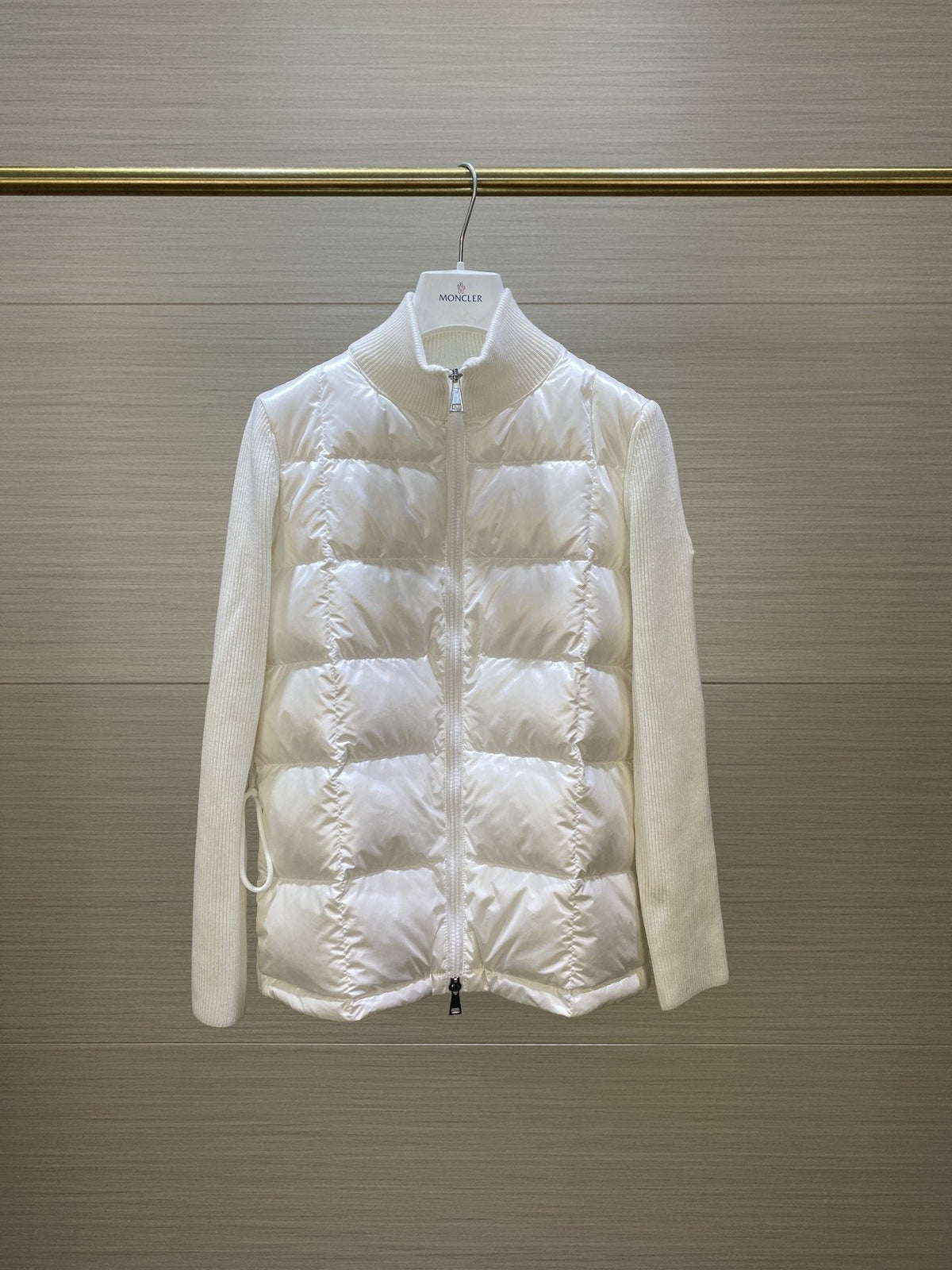 Moncler Women's Hybrid Knit Puffer Jacket — hero