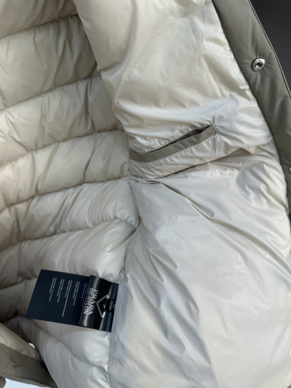 Prada Quilted Puffer Jacket — detail