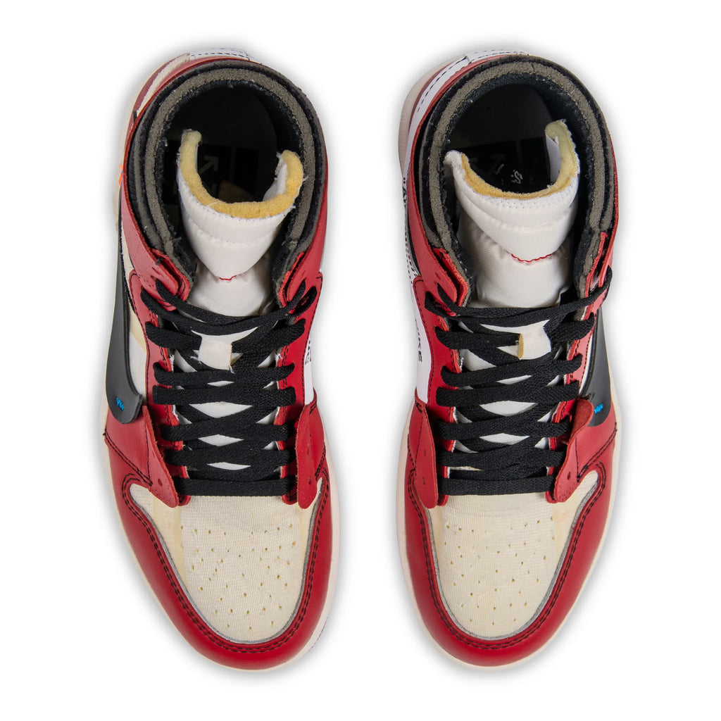 Preloved - Air Jordan 1 x Off-White 1 Retro High OG Chicago Sneakers - Red