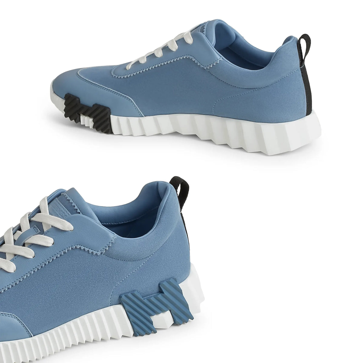 Hermes Paris Hermès Paris Bouncing Calf Sneaker Blue Jeans