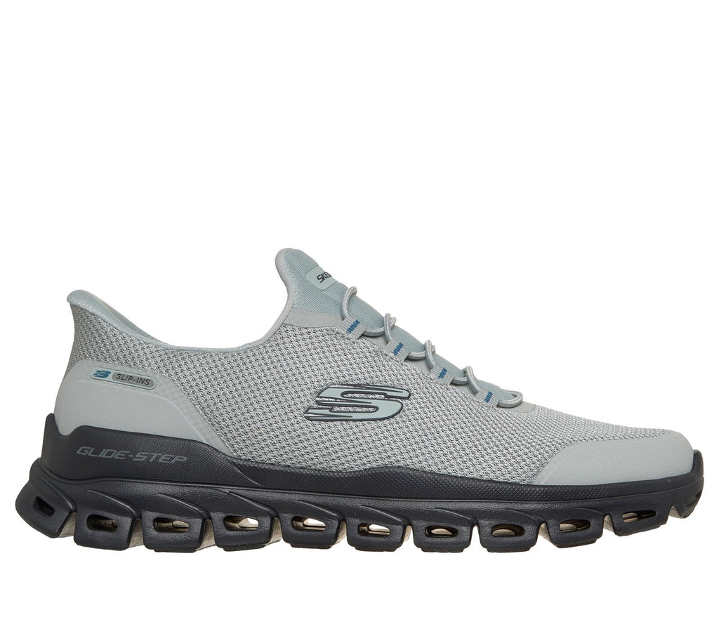 Skechers Slip-ins: Glide-Step - Remnynt, LIGHT GRAY / BLACK