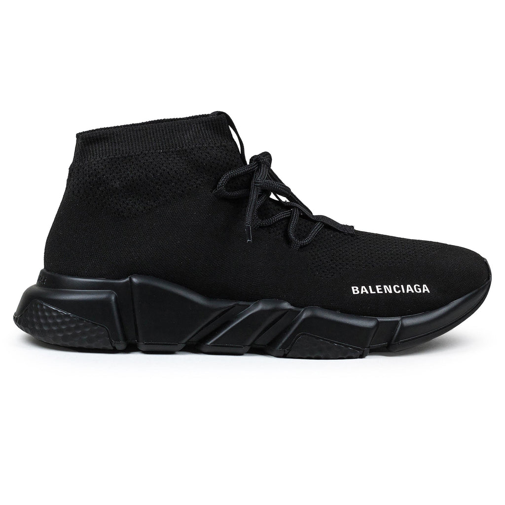 Balenciaga Speed Knit Lace Sock Triple Black Sneakers