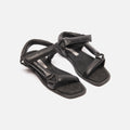 Stella McCartney Black Padded Leather Sandal