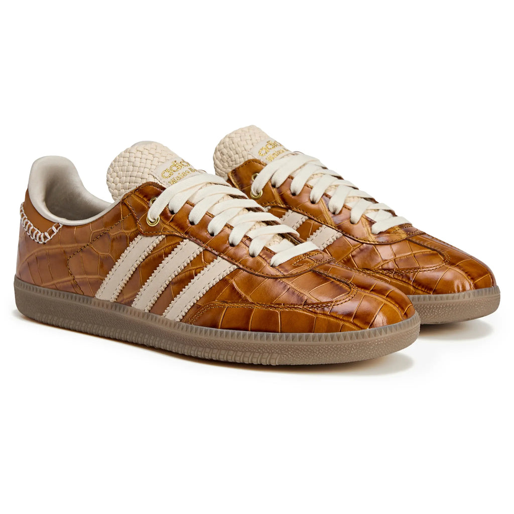 Adidas Samba Wales Bonner Brown Croc Sneakers