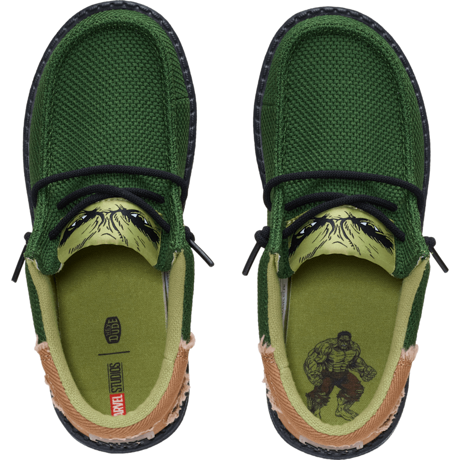 Marvel Studios x HeyDude Wally Funk Hulk Youth