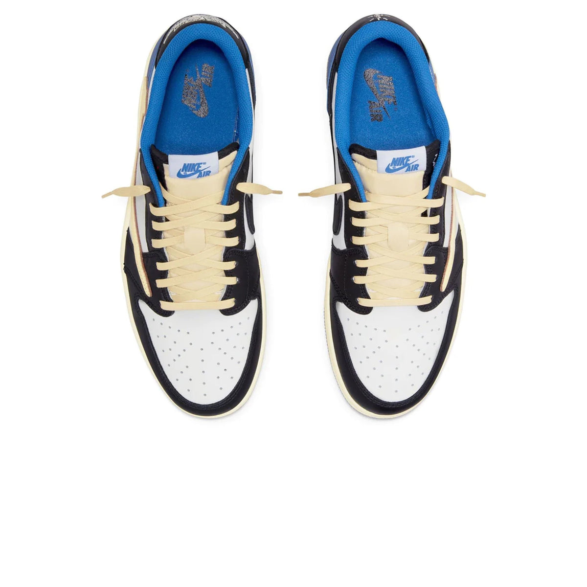 Travis Scott x Air Jordan 1 Low OG SP Fragment Design Sneakers - Blue