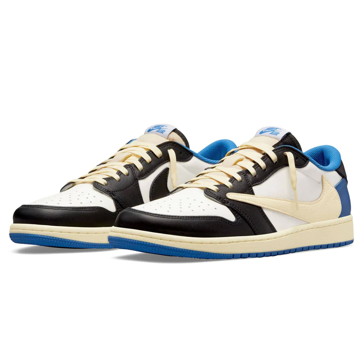Travis Scott x Air Jordan 1 Low OG SP Fragment Design Sneakers - Blue