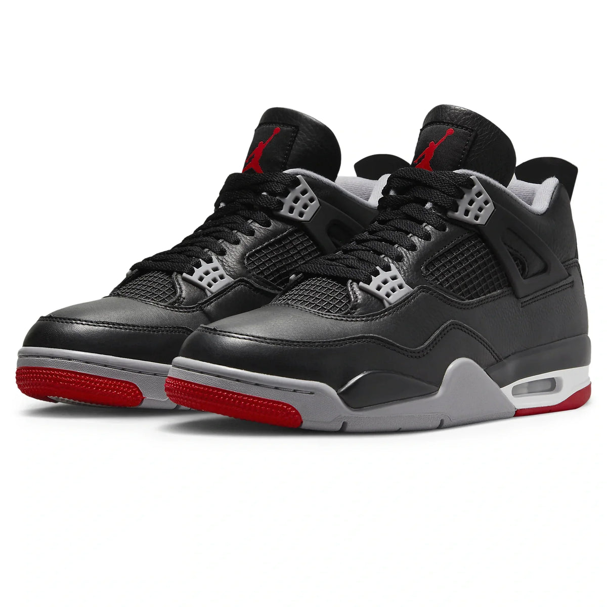 Air Jordan 4 OG Bred Reimagined Sneakers - Black