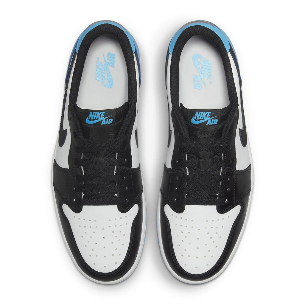 Air Jordan 1 Low Vintage OG Black Dark Powder Blue Sneakers