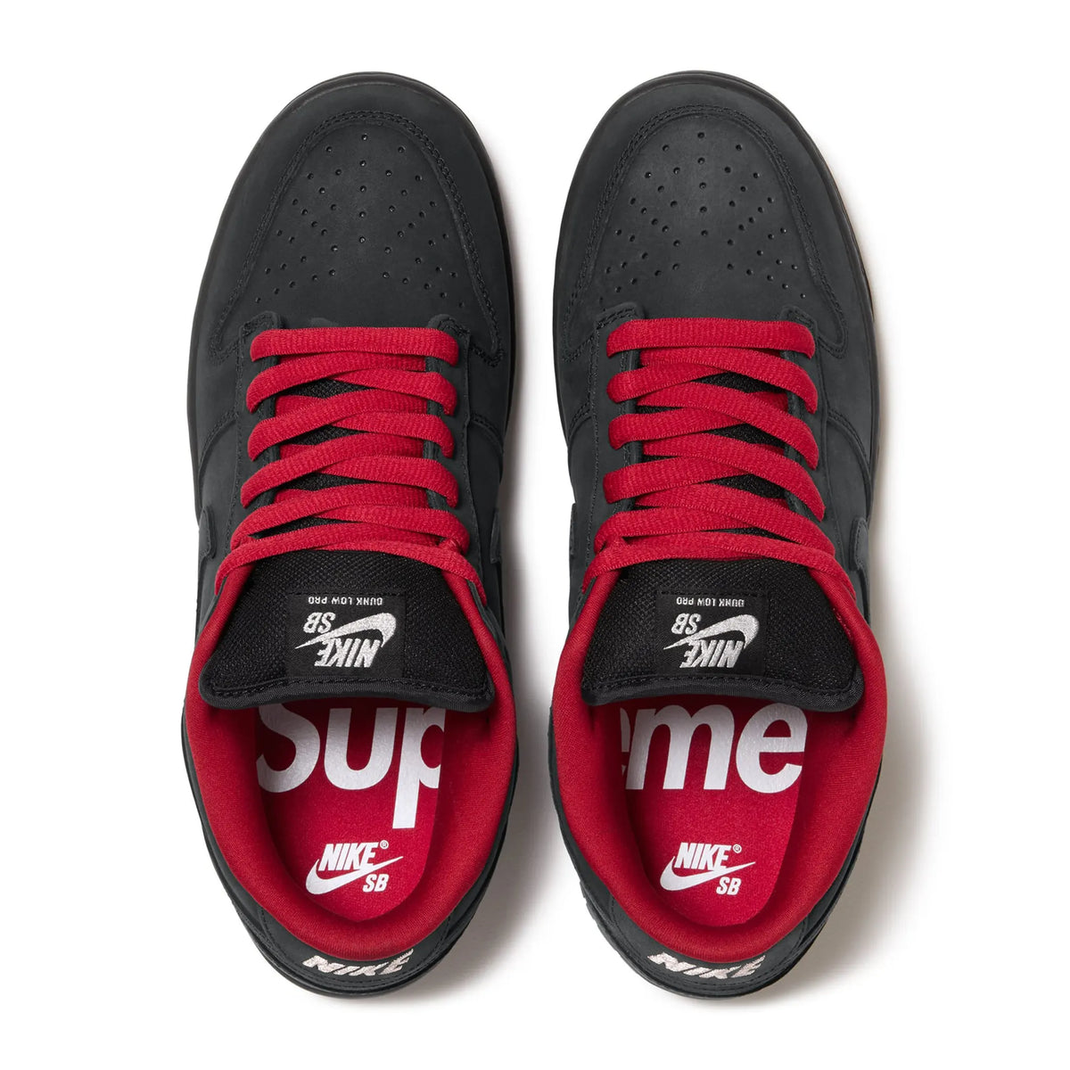 Supreme x Nike SB Dunk Low Black Sneakers