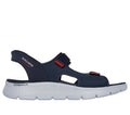 Skechers Slip-ins: GO WALK Flex SD - Easy Entry, NAVY / RED
