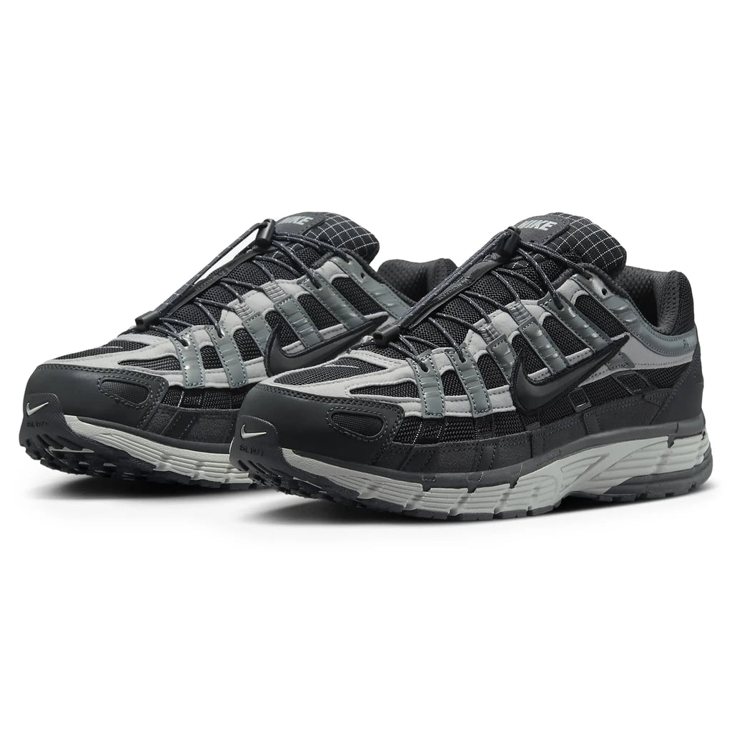 Nike P-6000 Premium Anthracite Smoke Grey Sneakers - Black