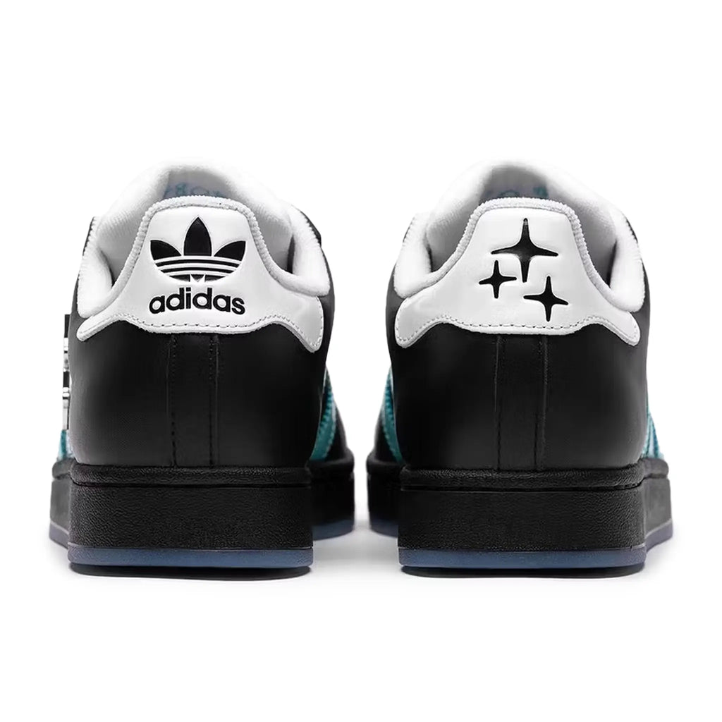 Drama Call x Adidas Superstar II Black Metrolink Blue Sneakers