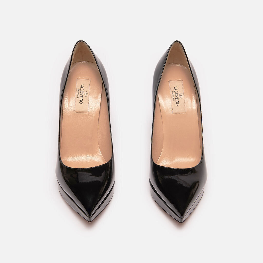 Valentino Black Patent Pumps