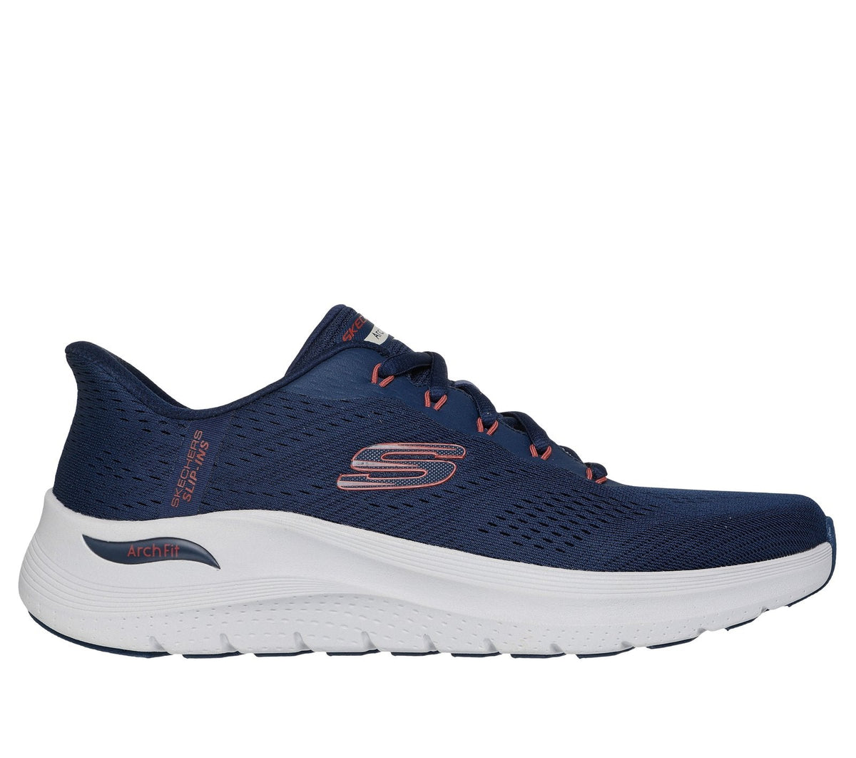 Skechers Slip-ins: Arch Fit 2.0 - Lestur, NAVY / RED