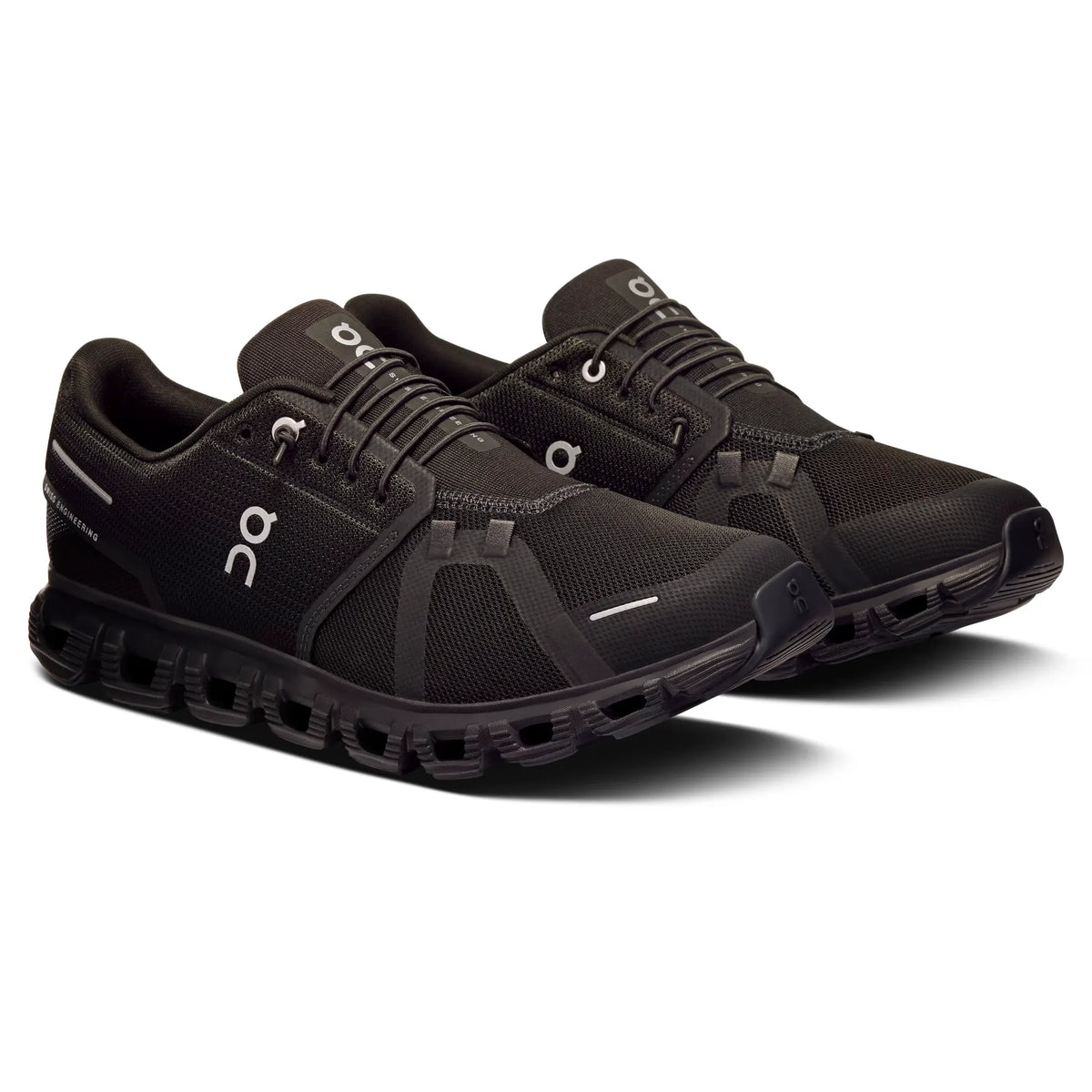 On Running Cloud 6 All Black Athletic Shoes