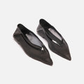 Anine Bing Black Mesh Pointed Toe Flat