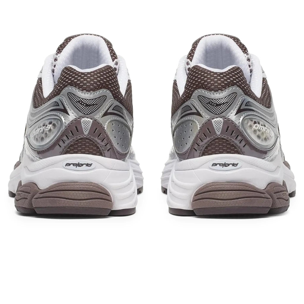 Saucony Progrid Omni 9 Silver Brown Sneakers