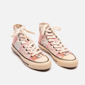 Hysteric Glamour Multicolor Printed Canvas High-Top Sneakers