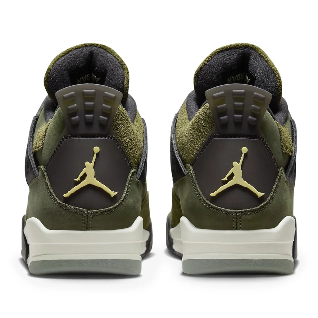 Air Jordan 4 Retro SE Craft Olive Sneakers - Green