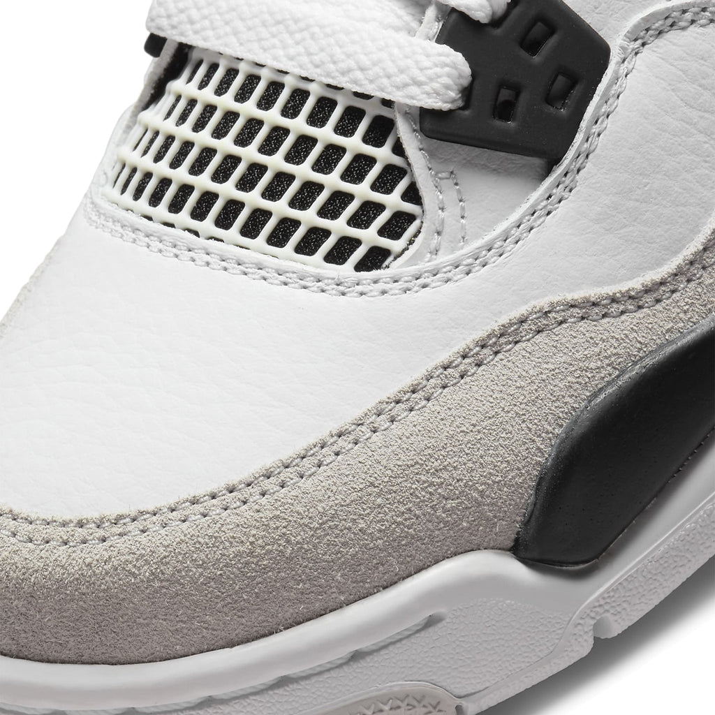 Air Jordan 4 Retro Military Black (GS) Sneakers - White