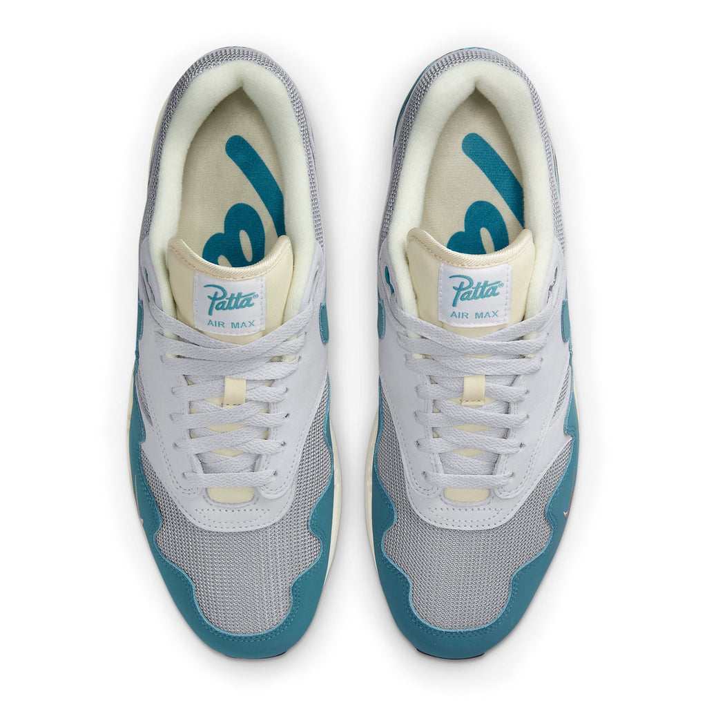 Nike Air Max 1 Patta Waves Noise Aqua (With Bracelet) Sneakers - Blue