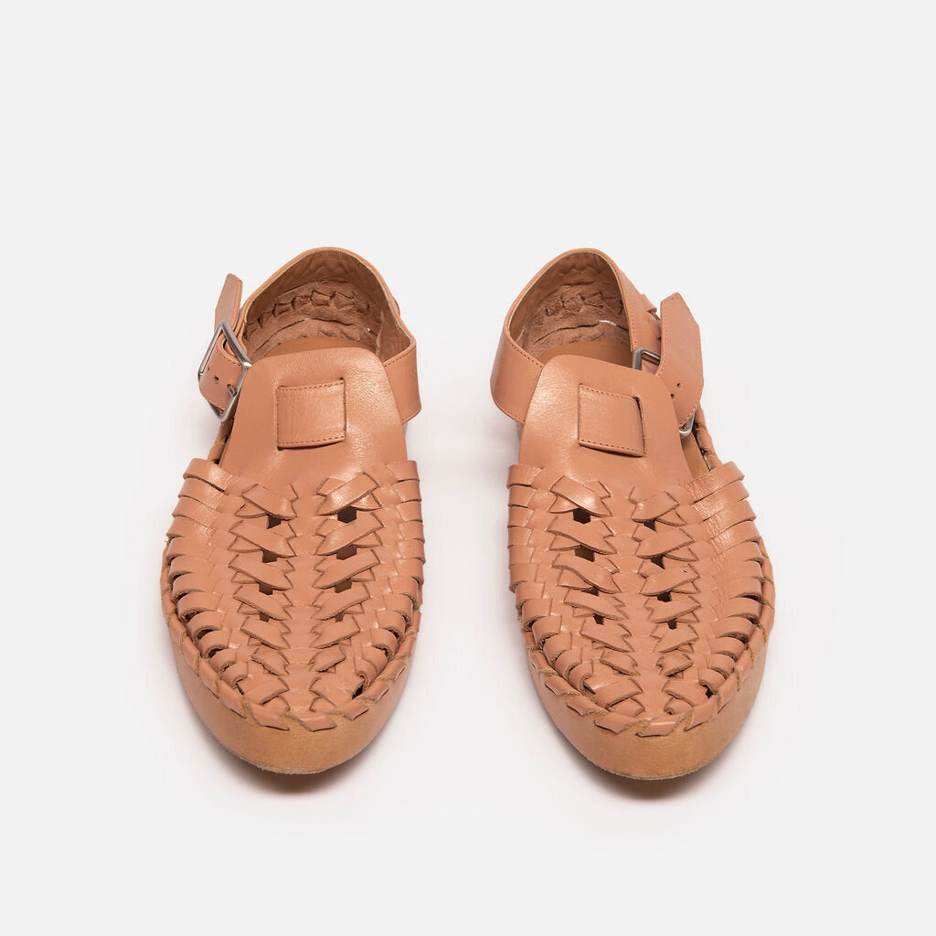 Jil Sander Jill Sander Pink Woven Leather Sandal