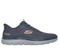 Skechers Slip-ins: Summits - Leyter, CHARCOAL / ORANGE