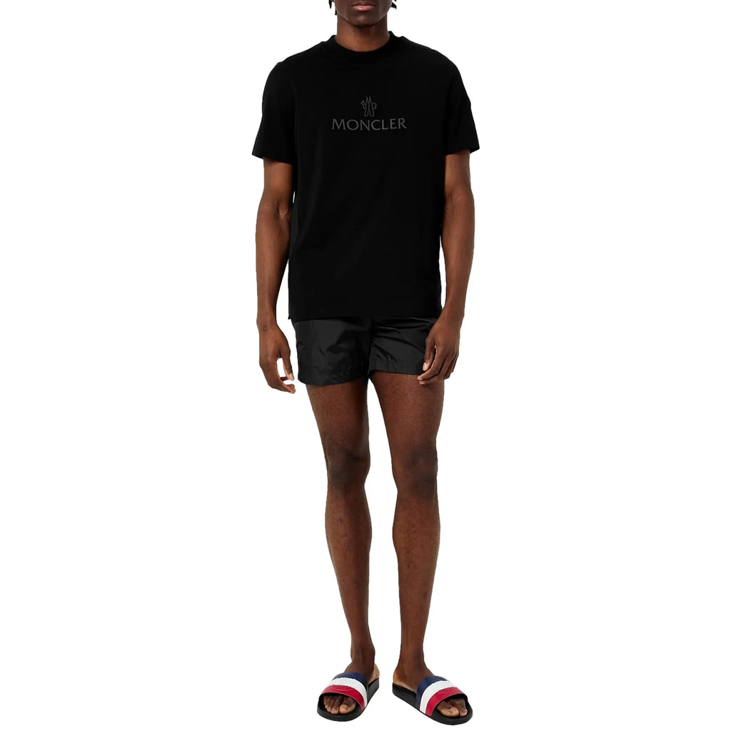 Moncler Basile Black Sliders Sandals