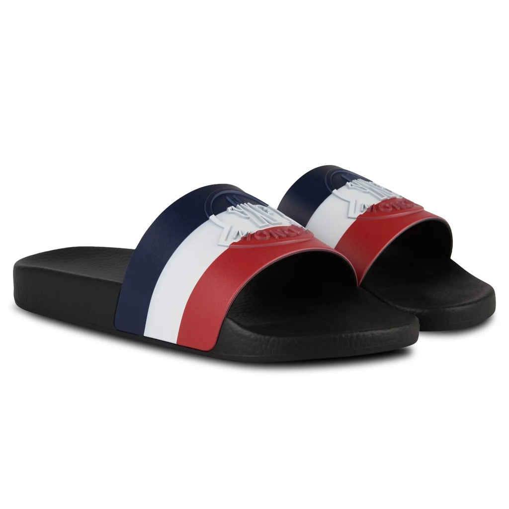 Moncler Basile Black Sliders Sandals