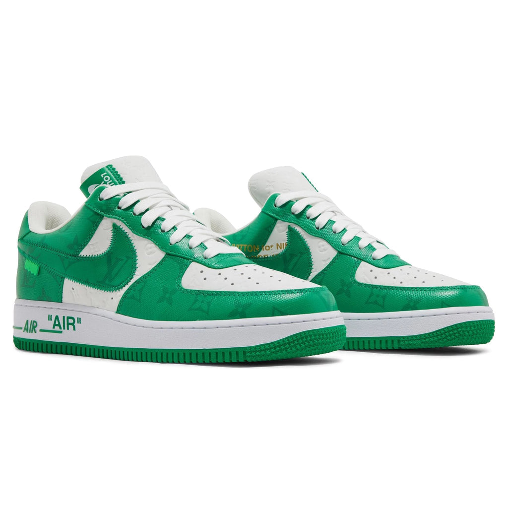 Louis Vuitton x Nike Air Force 1 Low White Green Sneakers