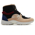 Chanel CC Cambon Tricolor High-Top Sneaker