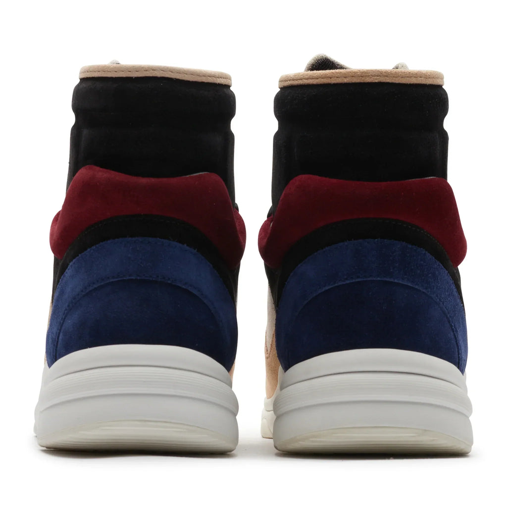 Chanel CC Cambon Tricolor High-Top Sneaker