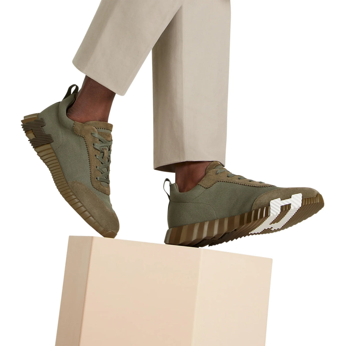 Hermes Paris Hermès Paris Bouncing Sneaker Green Toundra