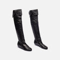 Alexander McQueen Black Vintage Skull Boots