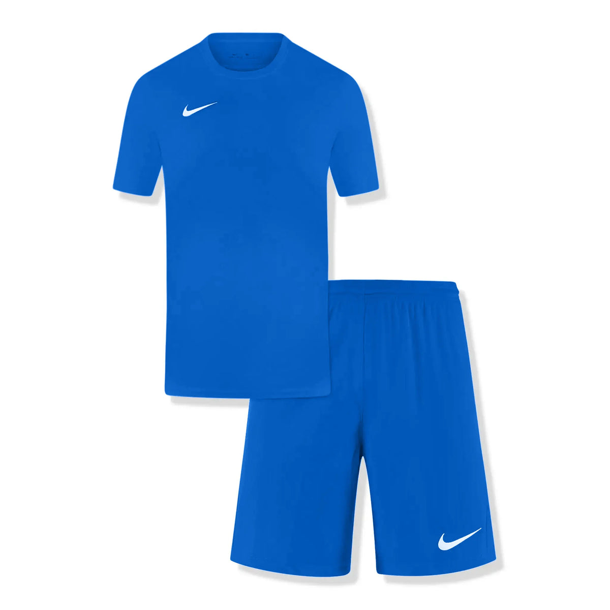 Nike Dri-FIT Park III Royal Blue White T-Shirt & Shorts
