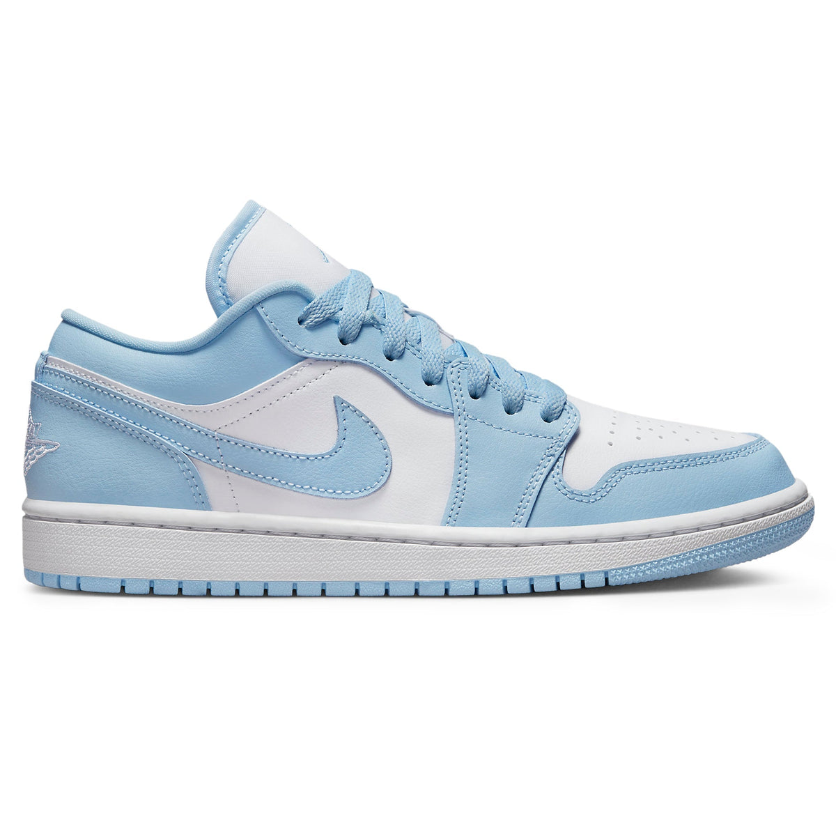 Air Jordan 1 Low Aluminum - Women's Sneakers - Blue