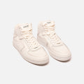 Celine White Leather High-Top Sneakers