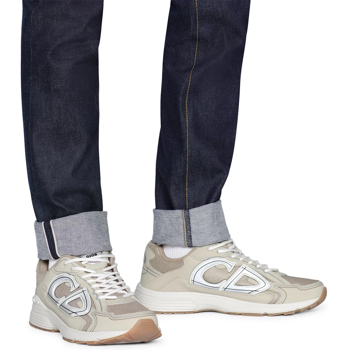 Dior B30 Mesh Cream Trainer - Beige