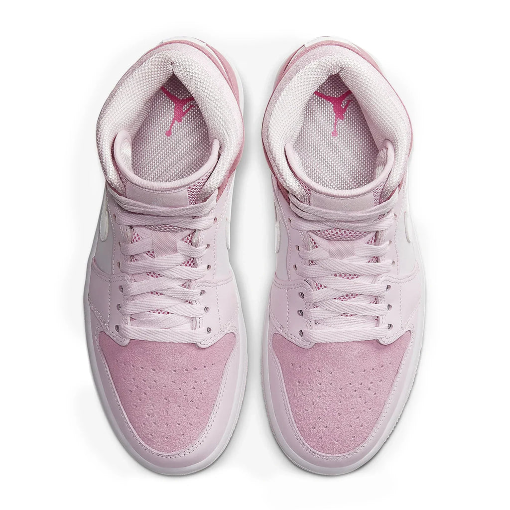 Air Jordan 1 Mid Digital Pink - Women's Sneakers