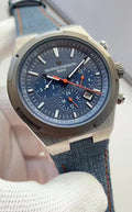 Breitling Blue Fabric Strap Chronograph Watch — hero