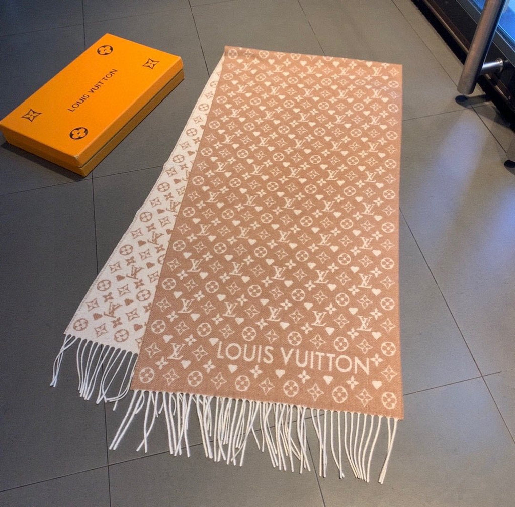 Louis Vuitton Reversible Monogram-Inspired Scarf — front