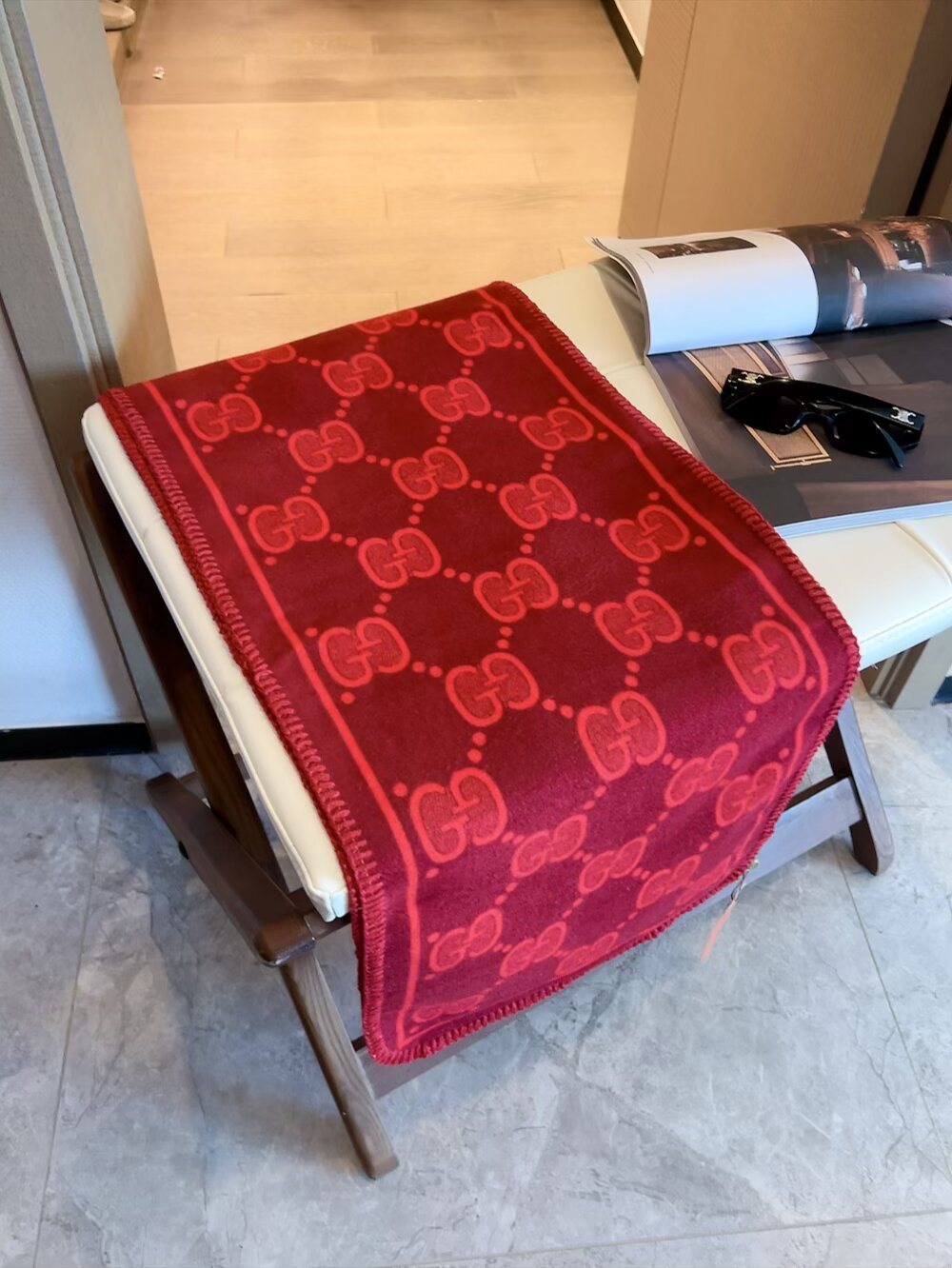 Gucci GG Monogram Scarf — hero