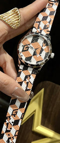 Gucci Geometric-Pattern Watch — hero